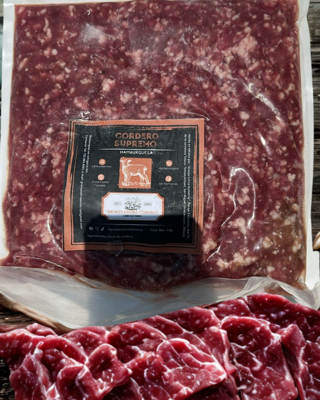 Carne molida de cordero
